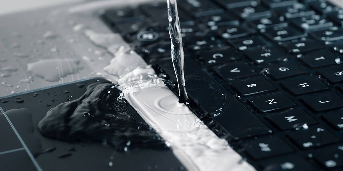 what to do if you spill water on a laptop
